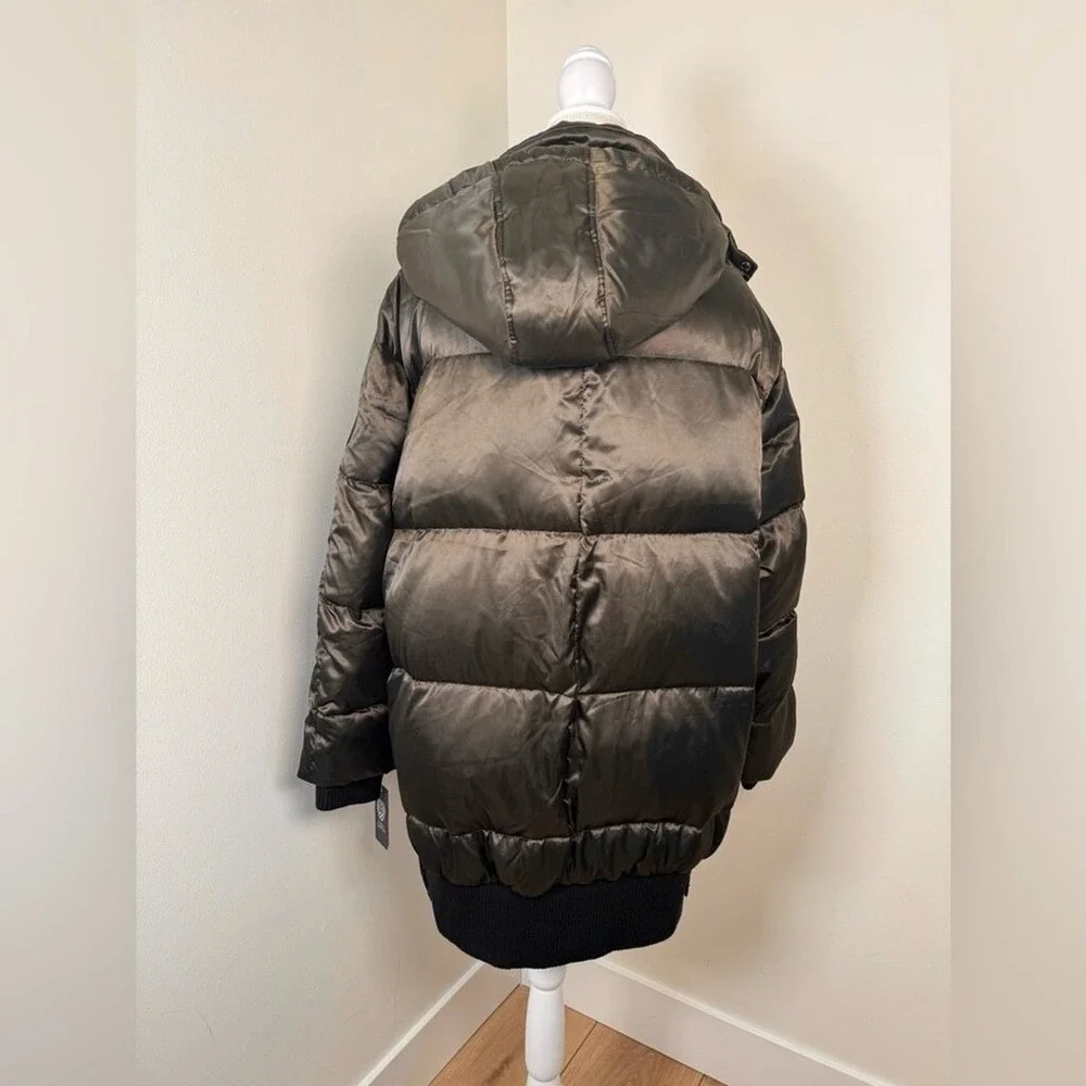 Vince Camuto Women's Olive Down Fill Puffer‎ Style R1291 Size Large NWT